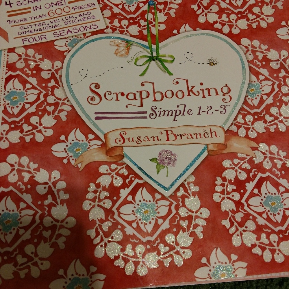 Gently used scrapbook set